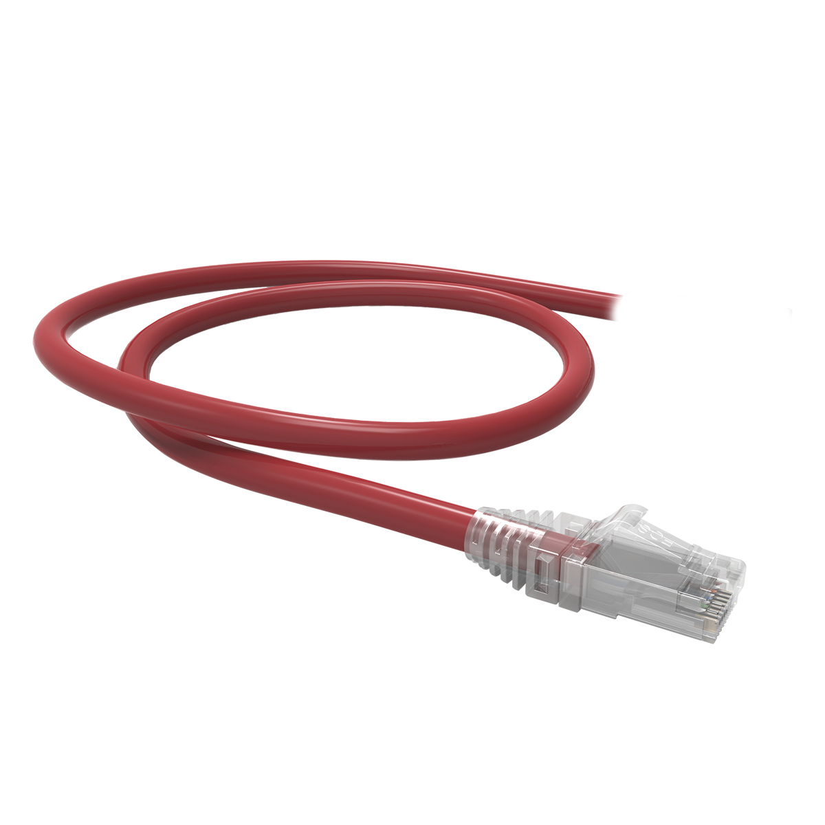 Extensão Solida Rj45 U/Utp Gigalan Cat6 10M cm-T568A Vermelho - Furukawa