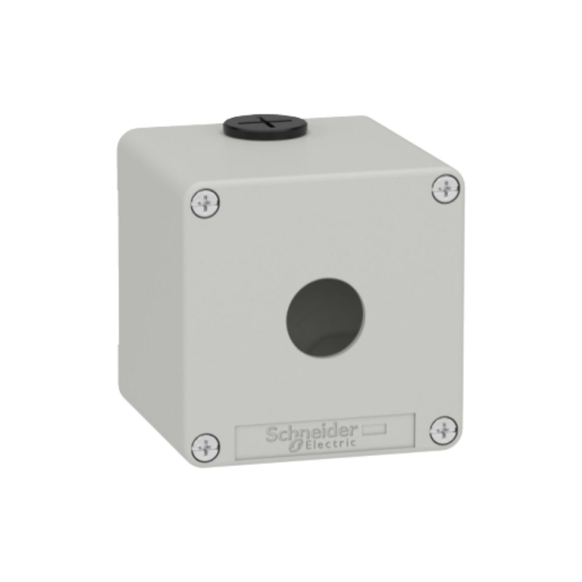 Botoeira Comando Vazia 1 Furo 22Mm Zinco Cinza Ip65/Ip66/Ip69 - Schneider