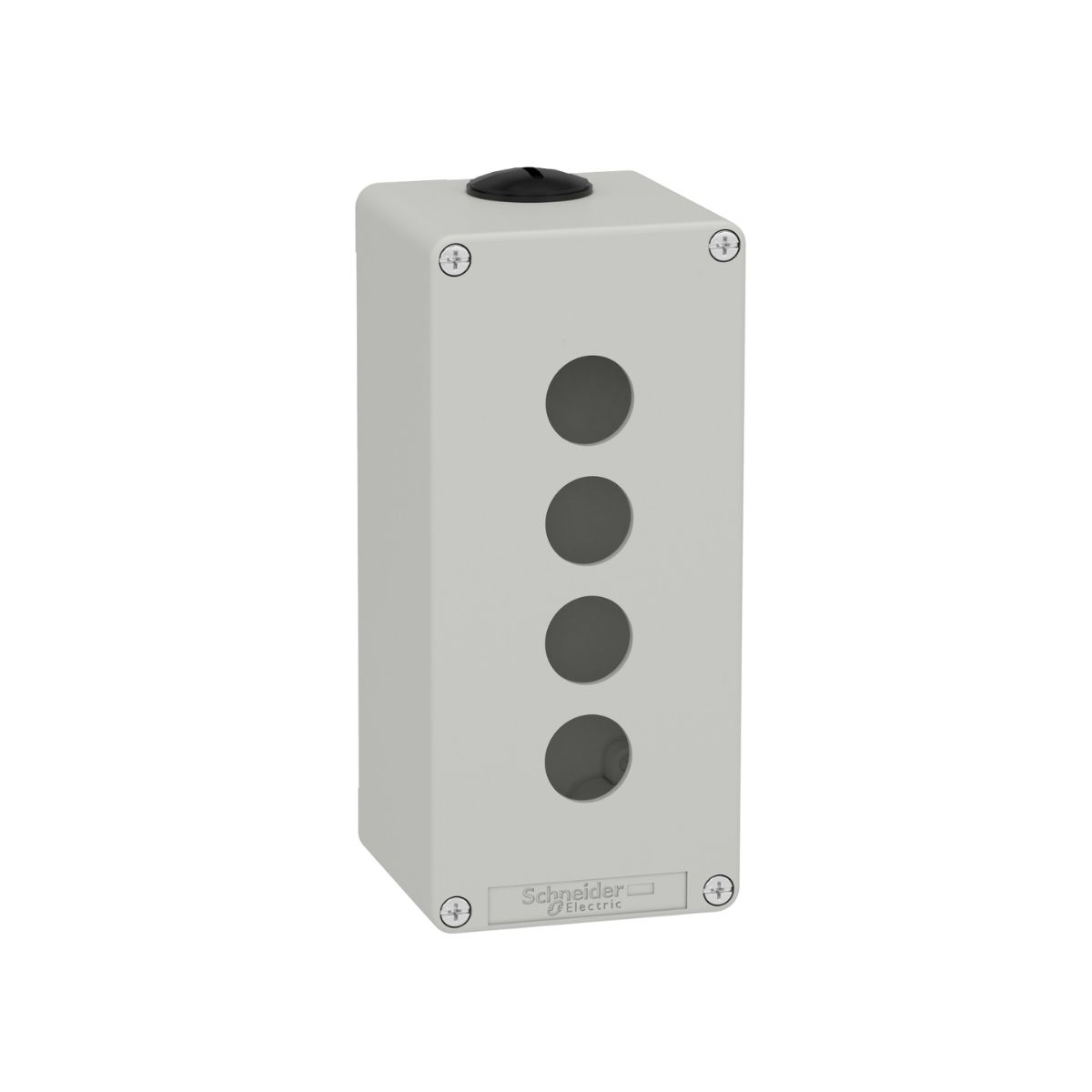 Botoeira Comando Metálica 4 Furos 175X80X77Mm 22Mm Cinza Ip65/Ip66/Ip69 - Schneider