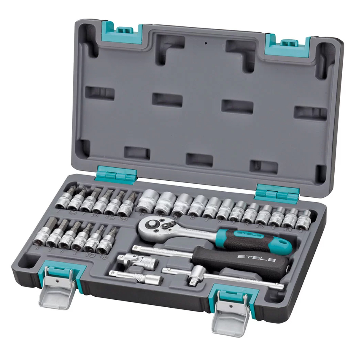 Kit Ferramenta 1/4 Polegadas Cromo Vanádio Com 29 Peças - Stels