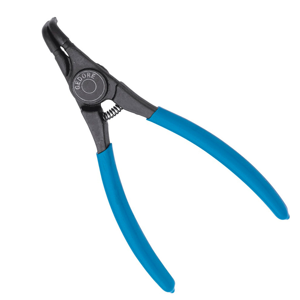 Alicate Anéis Externo Ponta Fixa Curva 90G 8000-A01 Vanadium Azul - Gedore