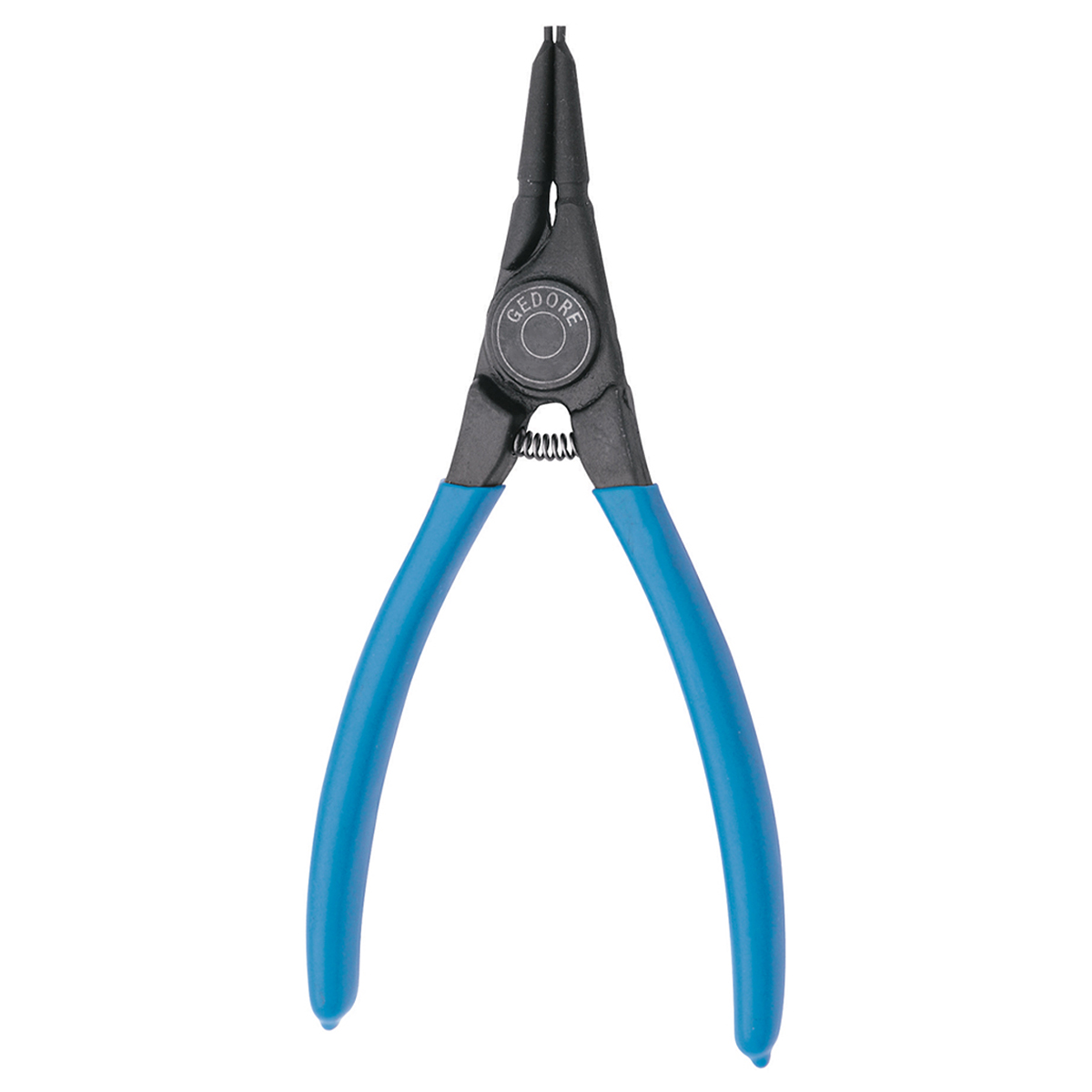 Alicate Anéis Externo Ponta Fixa Reta 8000-A1 Vanadium Escurecido Azul - Gedore