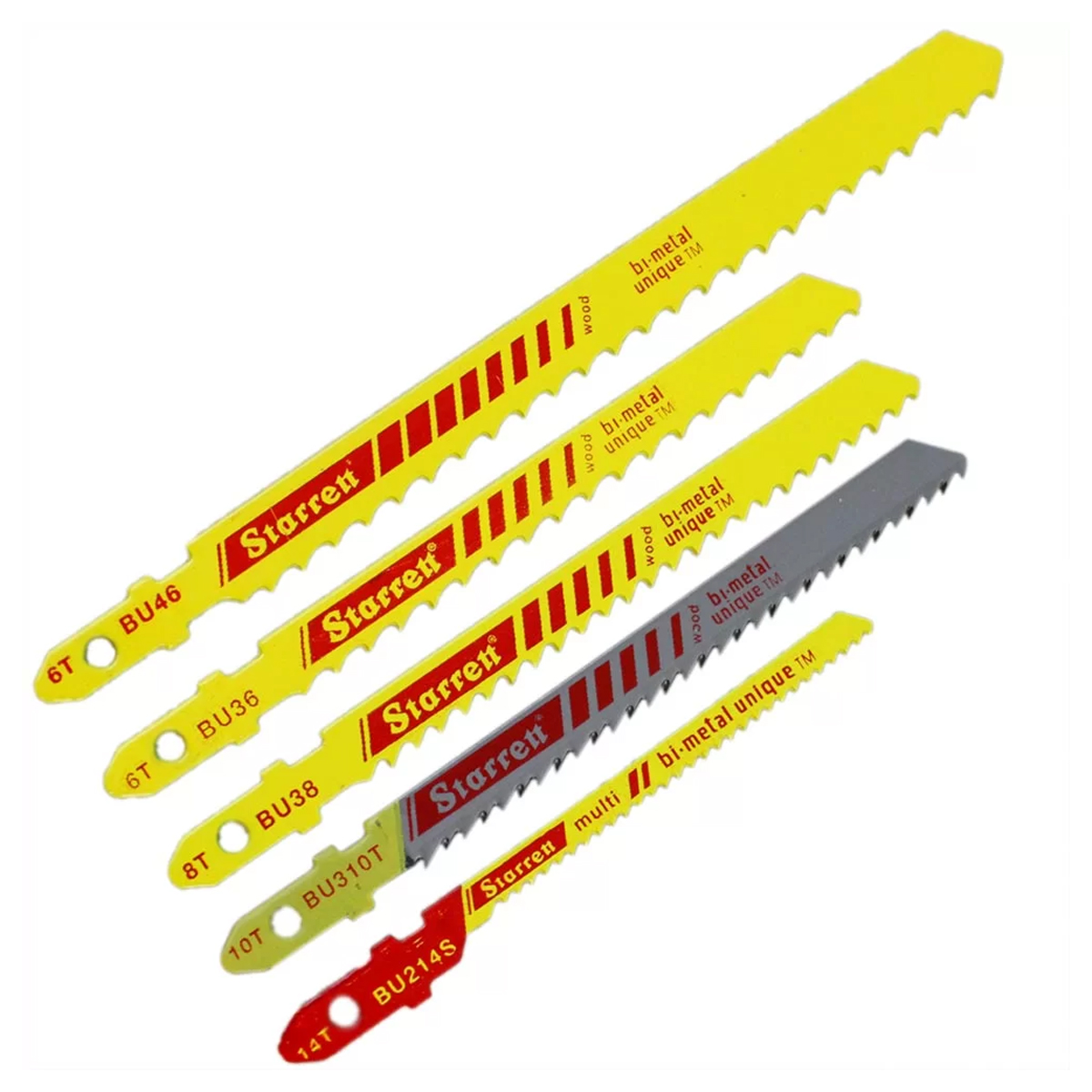 Jogo Serra Tico-Tico Bimetal Bu1 5 Unidades - Starrett