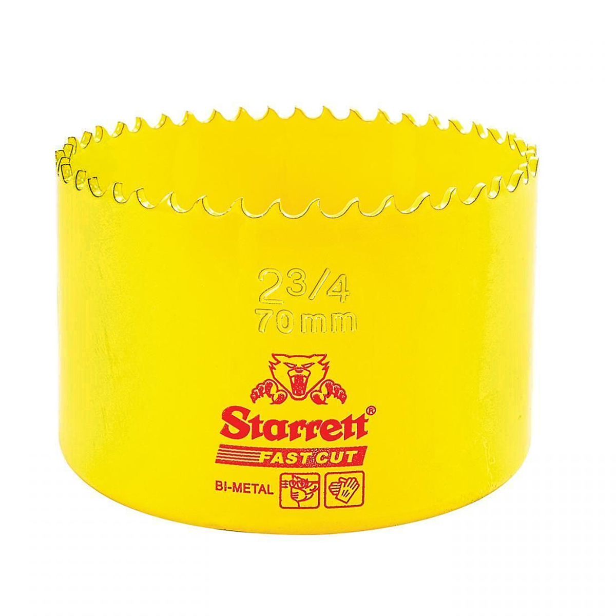 Serra Copo Fast Cut 2.3/4 Polegadas 70mm Fch0234-G - Starrett