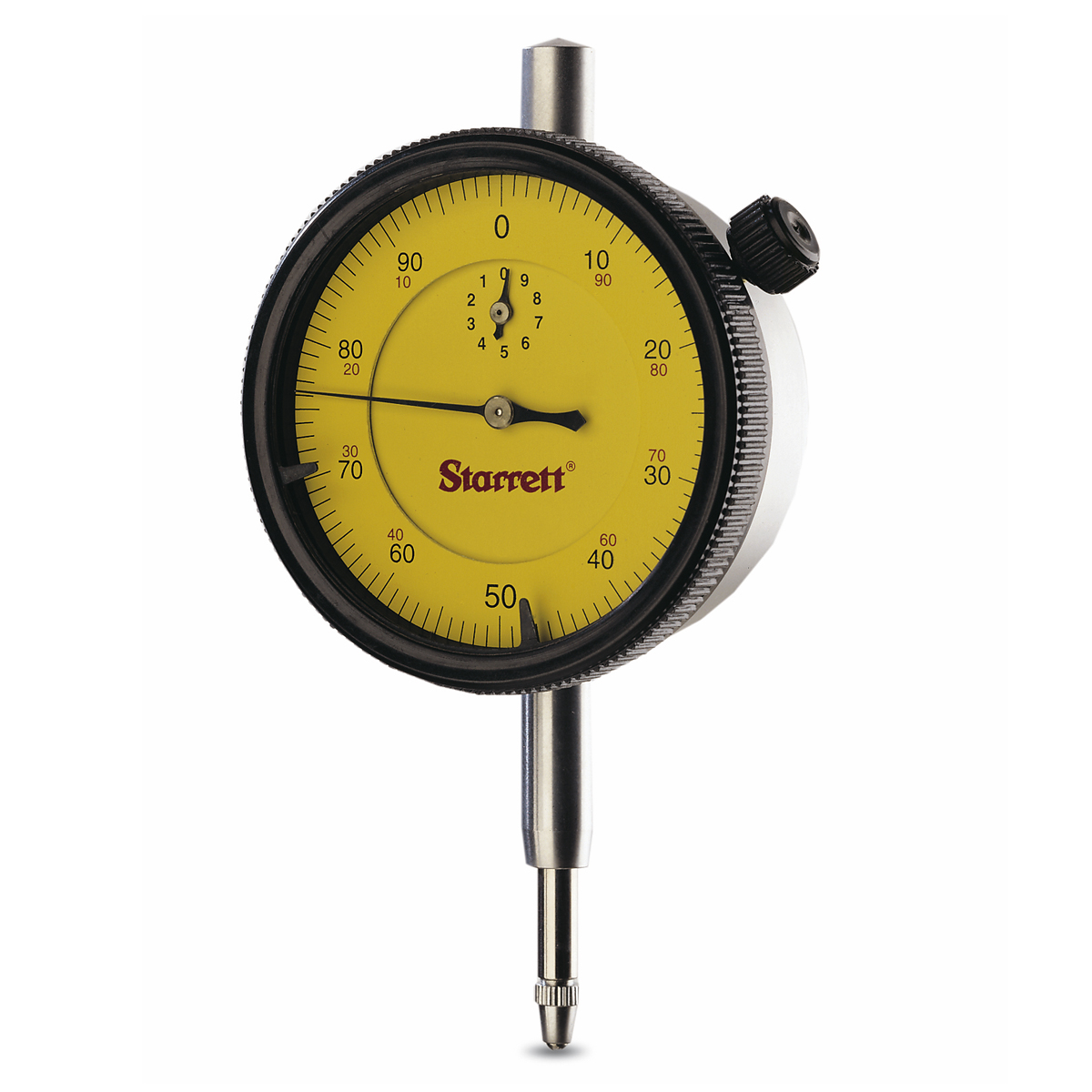 Relógio Comparador 57x10x0,01Mm Graduação 0-100/100-0 Haste 8Mm - Starrett