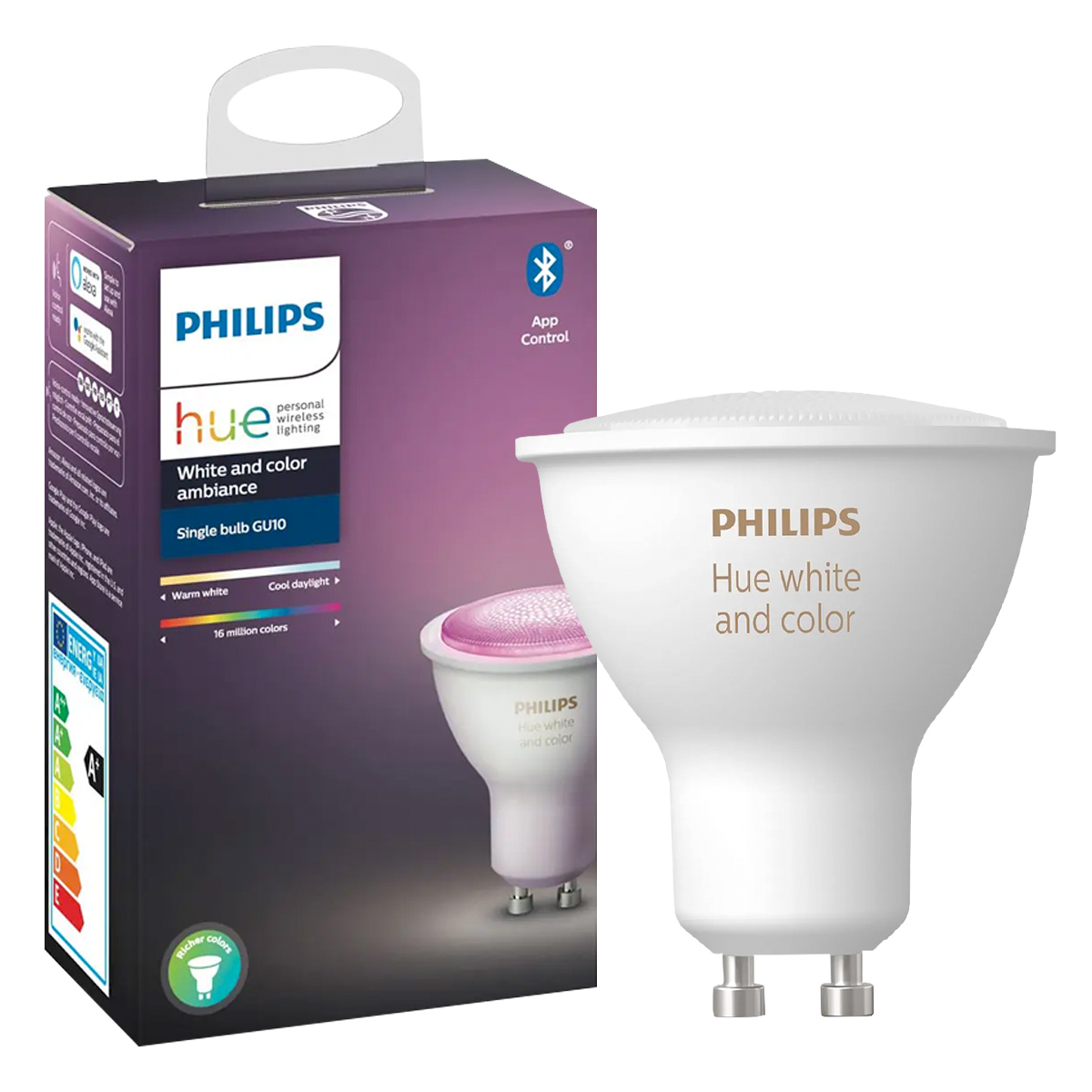Lâmpada Led Dicroica 6W 127V Gu10 2000K/6500K Luz Amarela/Luz Branca 250Lm Dimerizável Smart+Wifi Philips