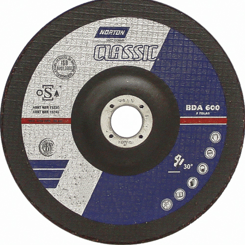Disco Desbaste Classic 115X6,4X22,23mm Bda600 - Norton