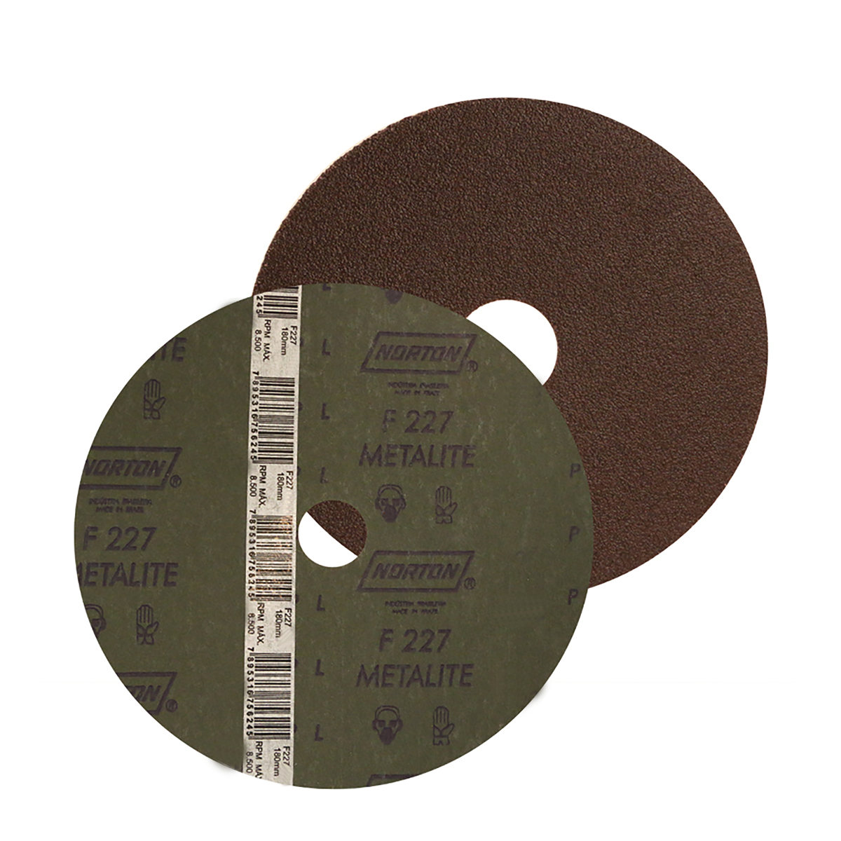 Disco Fibra Metalite 180X22mm F227 C120 - Norton