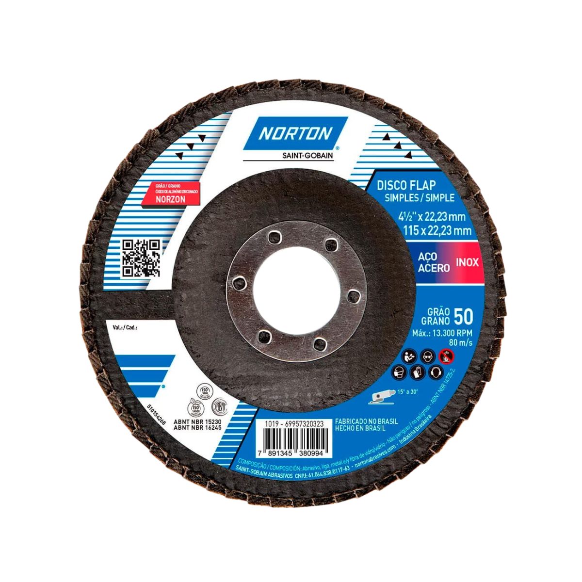 Disco Flap Original 115x22,23mm R822 P50