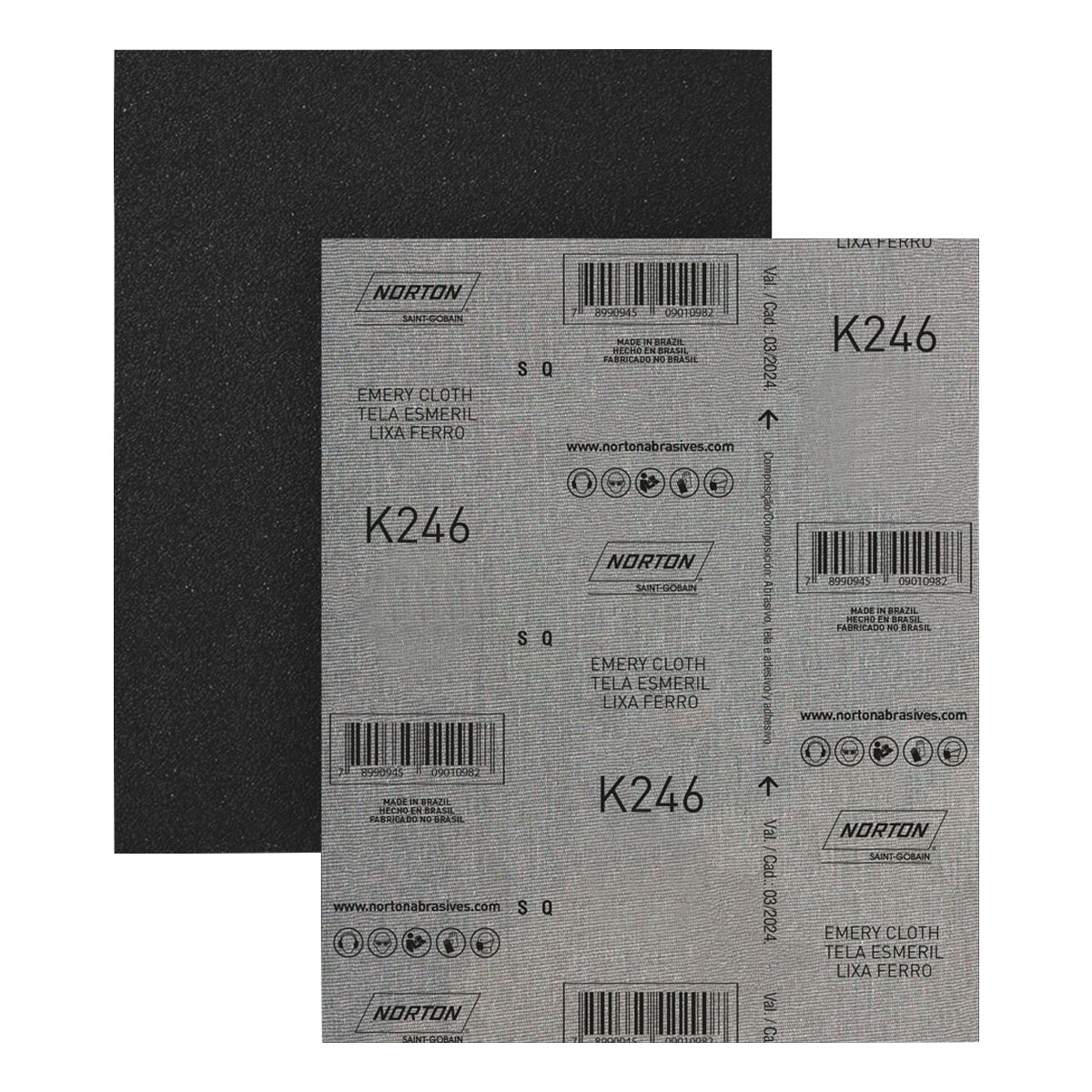 Lixa Ferro 225X275 C180 K246 - Norton