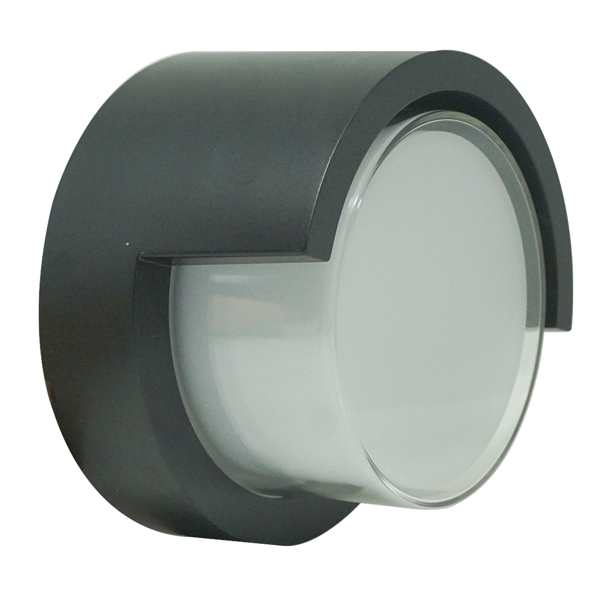 Luminária Arandela Led Sobrepor Out Preto 12W Bivolt 4200K Luz Neutra - Hevvy