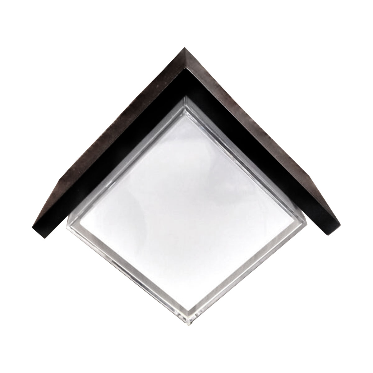 Luminária Arandela Led Sobrepor Out Preto 12W Bivolt 4200K Luz Neutra - Hevvy