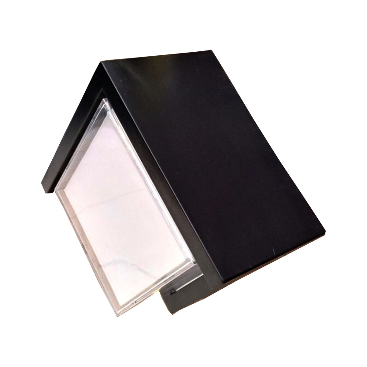 Luminária Arandela Led Sobrepor Out Preto 12W Bivolt 4200K Luz Neutra Externa - Hevvy