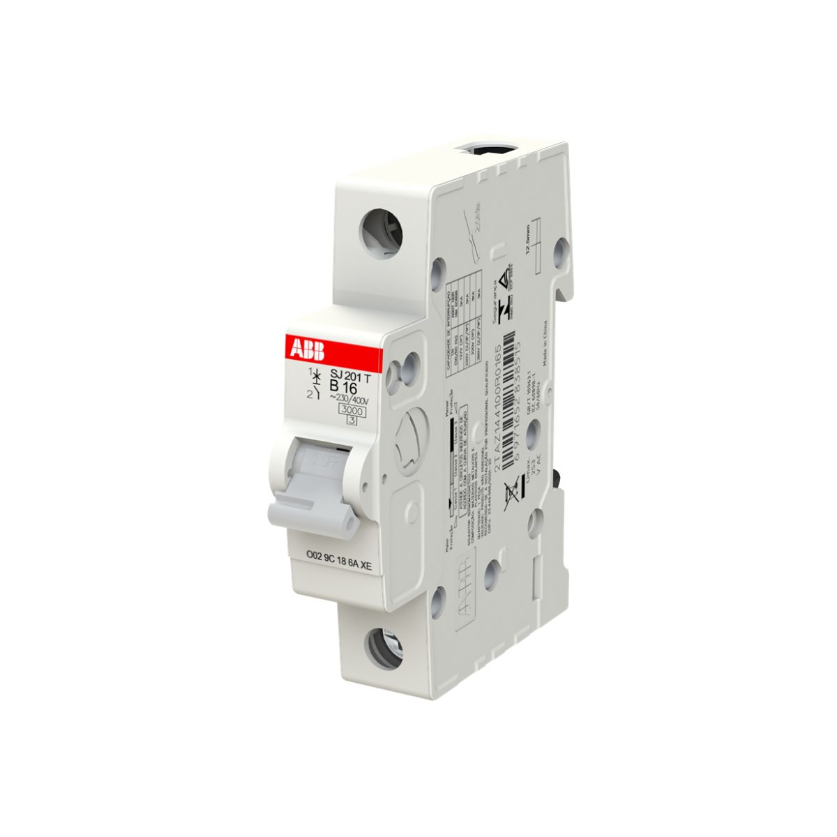 Disjuntor Mini Din Unipolar 50A Curva C 3Ka 230V - Abb