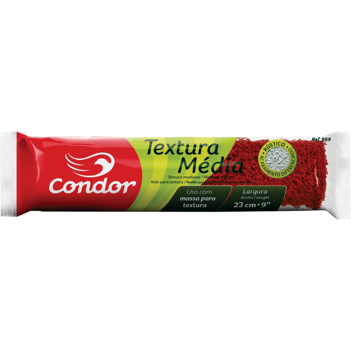 Rolo Para Textura Sem Suporte 23cm 969 - Condor