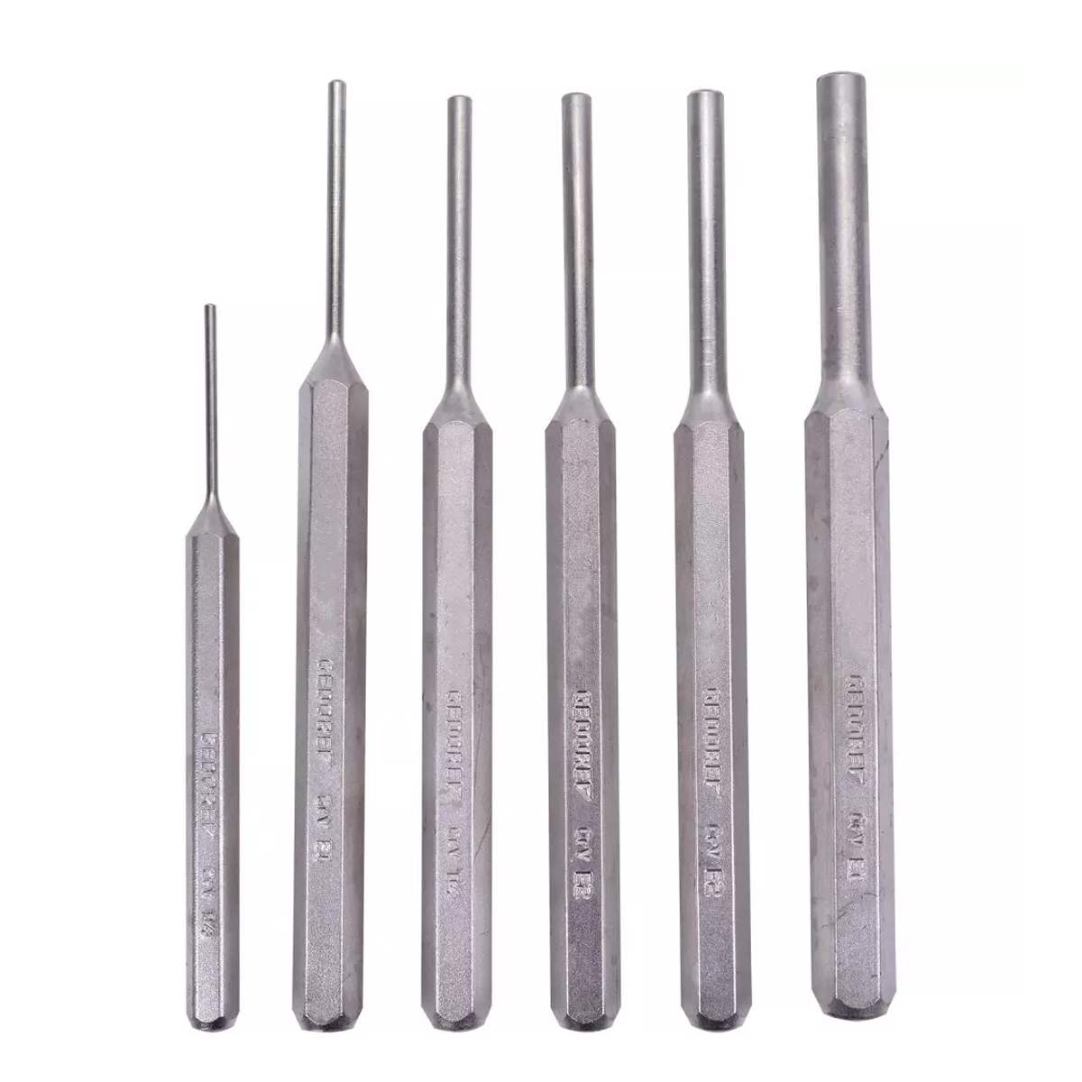 Jogo Saca Pino Paralelo Com 6 Peças 2-8Mm Aço Niquelado - Gedore