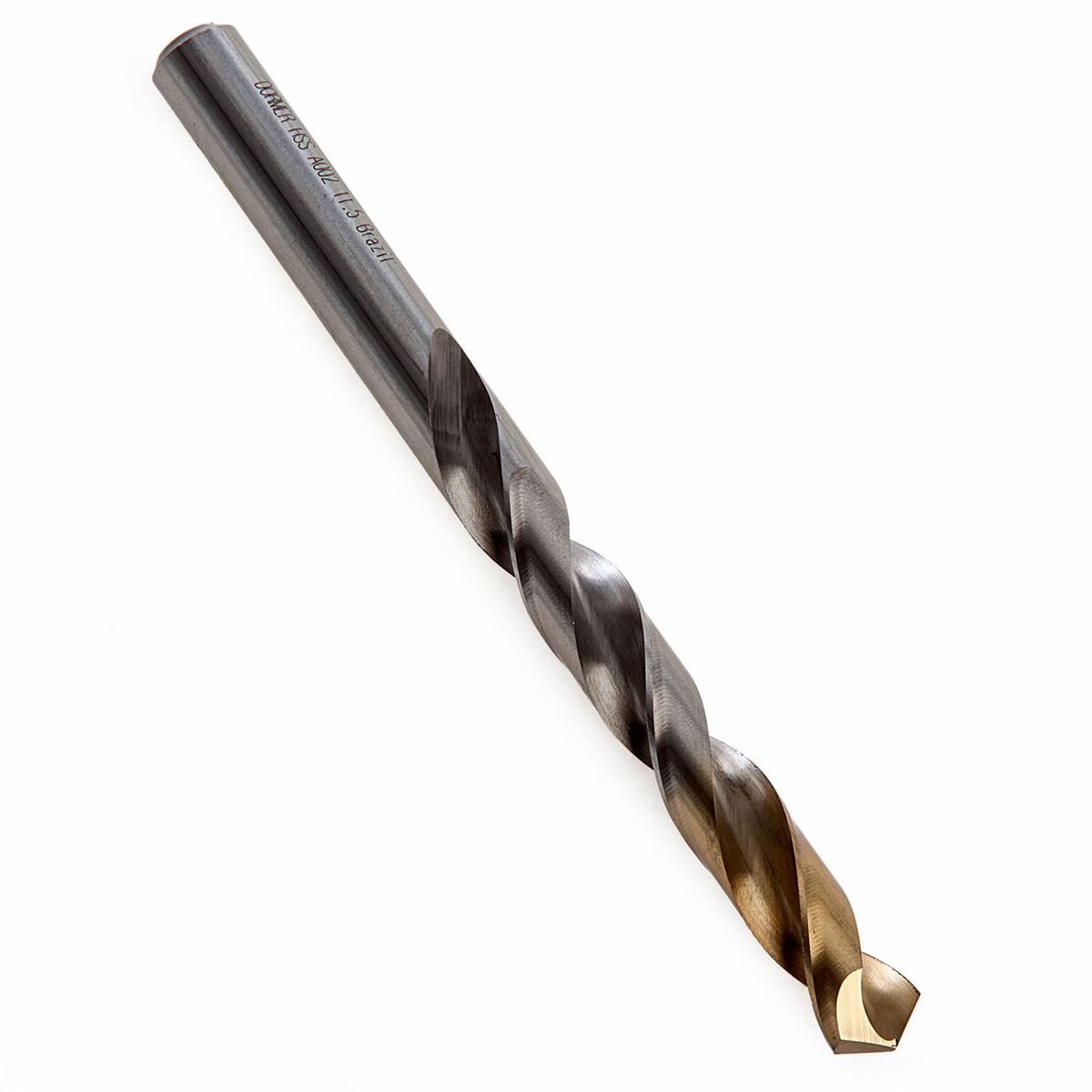 Broca Aço Rápido HSS Hp 11.50mm Para Metal Brilhante/Tin Auto Centrante Din 338 - Dormer