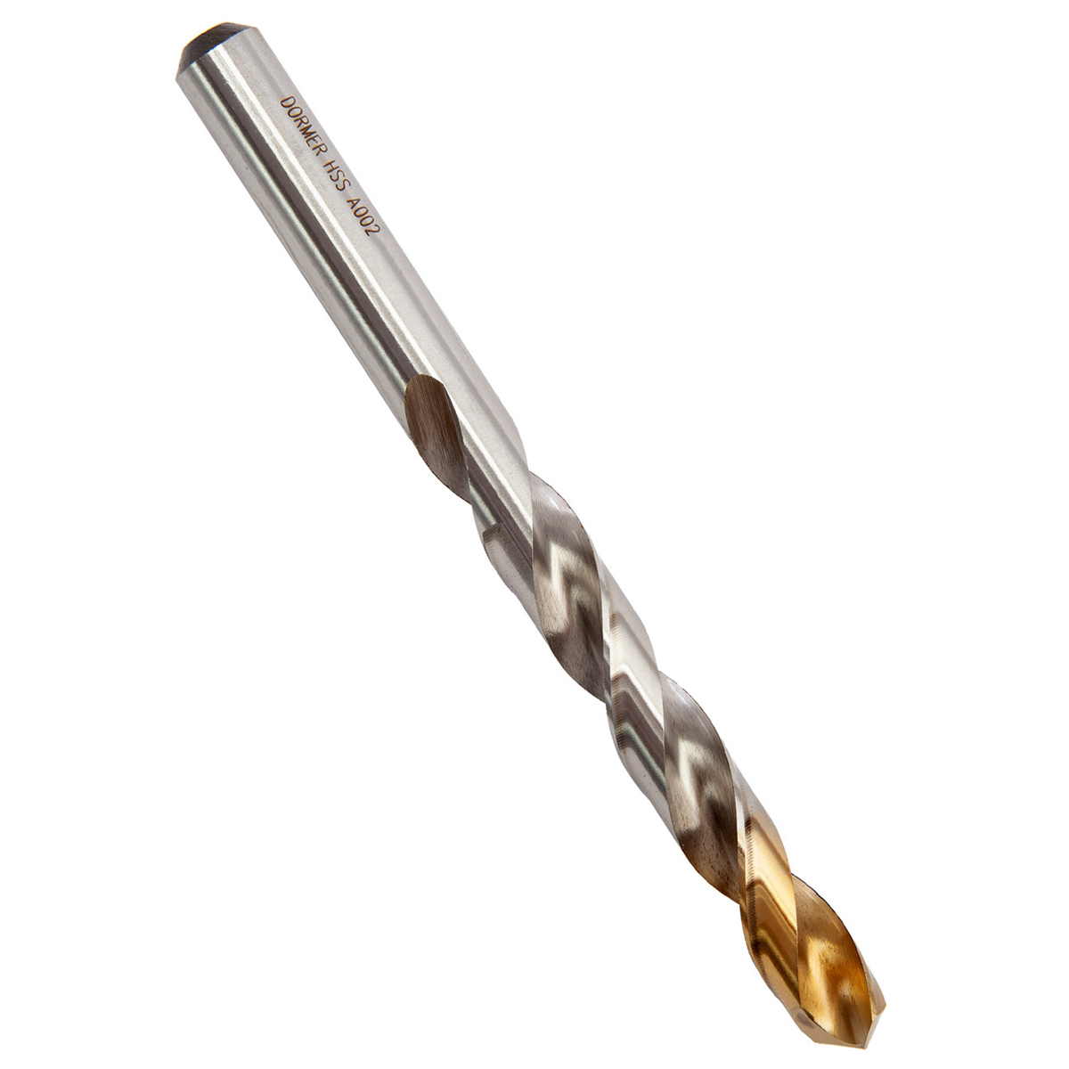 Broca Aço Rápido HSS Hp 11.90mm Para Metal Brilhante/Tin Auto Centrante Din 338 - Dormer