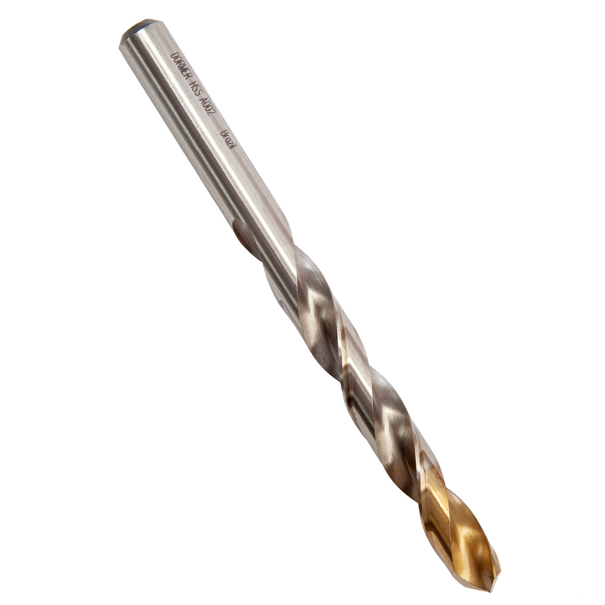 Broca Aço Rápido Hss Hp Din 338 Para Metal 2,70Mm 61Mm Brilhante/Tin Auto Centrante A002 - Dormer