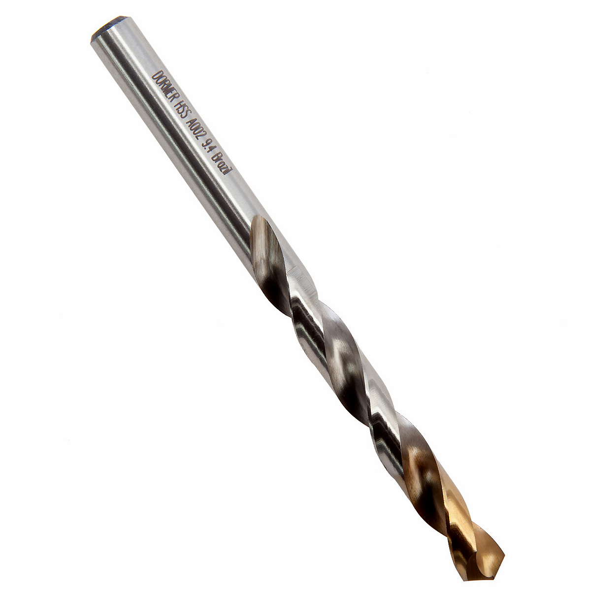 Broca Aço Rápido HSS Hp 9.40mm Para Metal Brilhante/Tin Auto Centrante Din 338 - Dormer