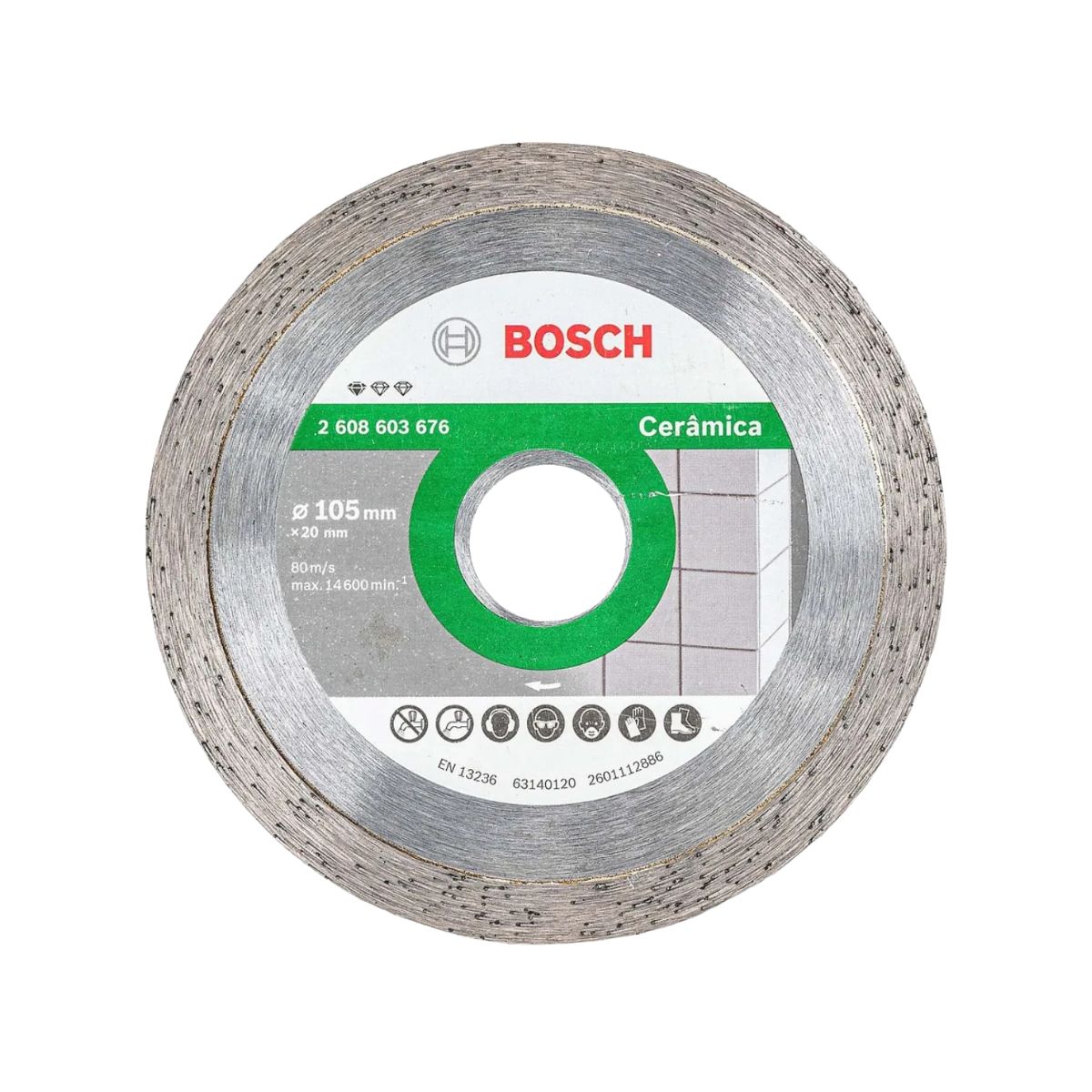 Disco Diamantado Std Ceramic Liso -105mm