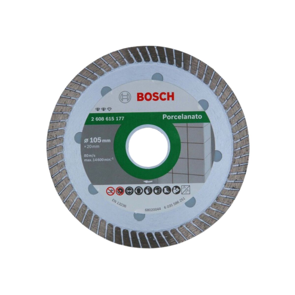 Disco Diamantado Turbo Fino 105mm Expert