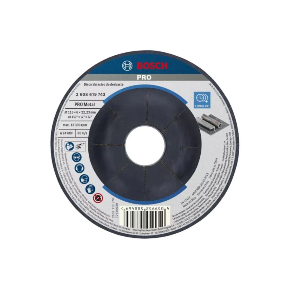 Disco Desbaste Std For Metal 115x6,0mm