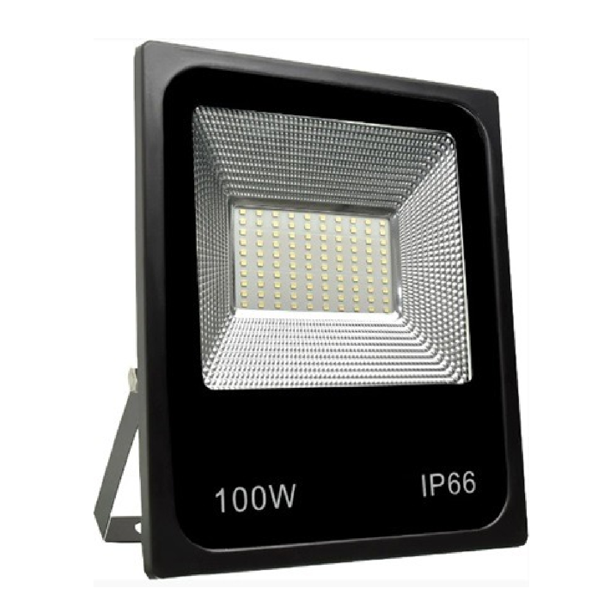 Luminária Refletor Solar Led Retangular Sobrepor 100W Luz Branca 6500K 9500Lm 120G - Iluminim