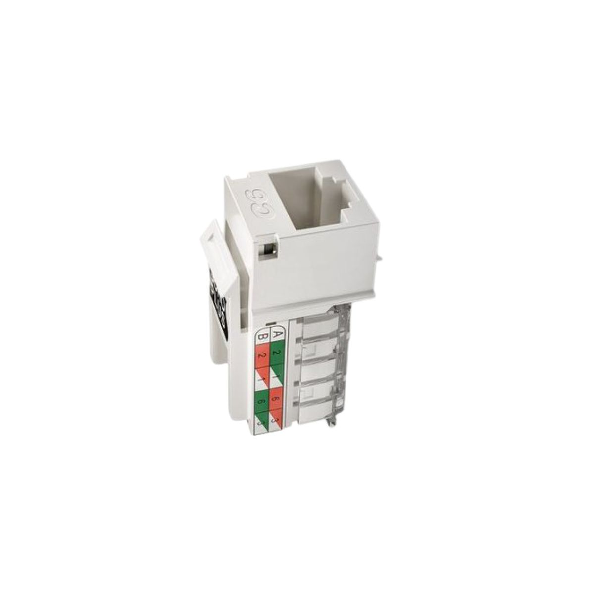 Conector Modular Keystone Rj45 Femea Cat6 Branco - Furukawa