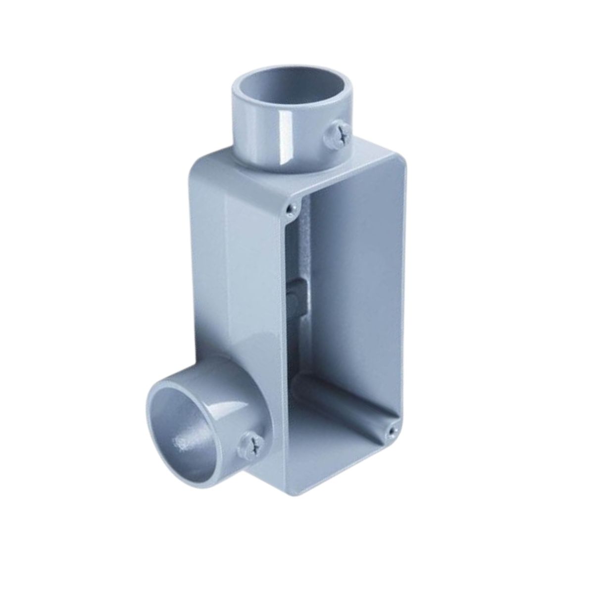 Condulete Alumínio Fixo Tipo Ll 1Pol C/Rosca Bsp S/Pintura S/Tampa S/Vedação Tgvp (Ip54) - Wetzel