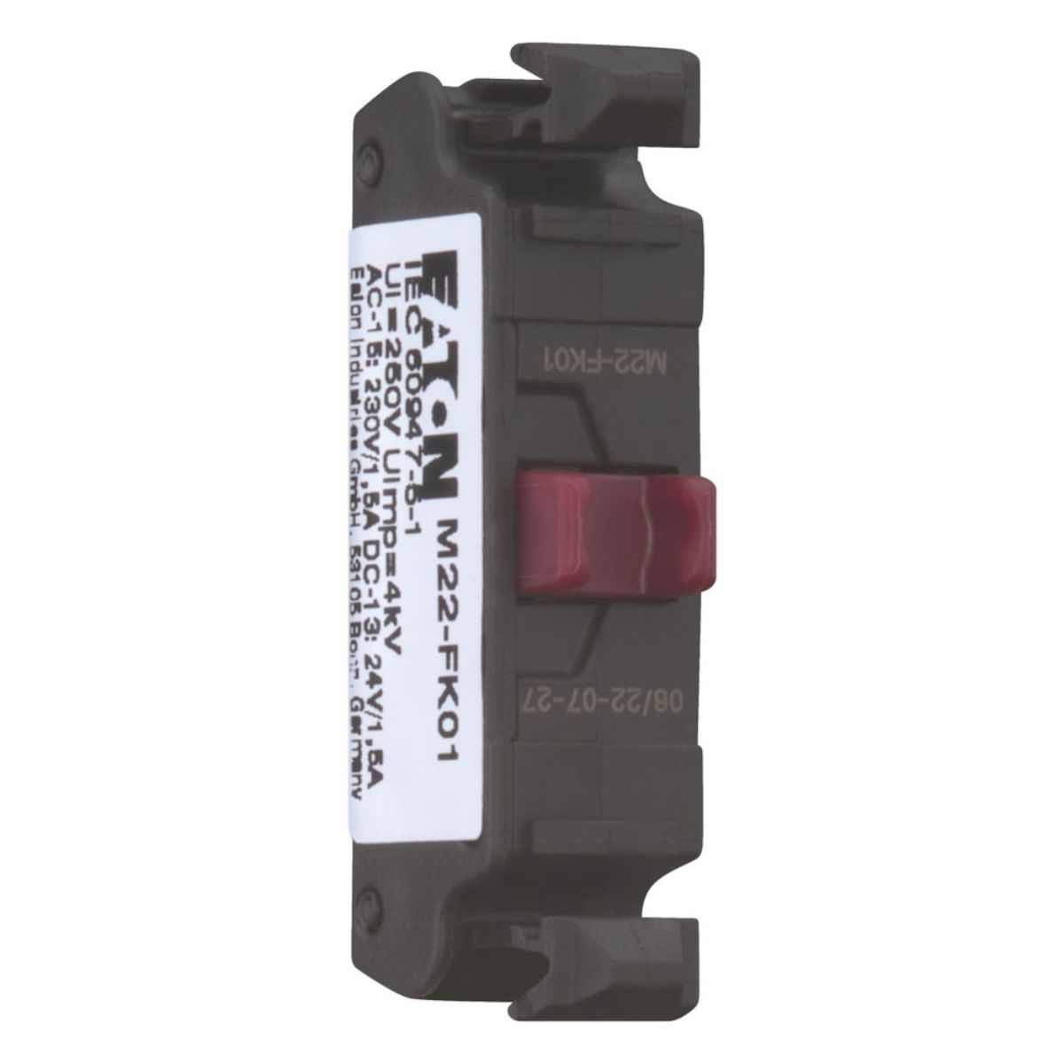 Bloco Comutação Elétrico Compacto 1Na 230Vca 180791 - Eaton