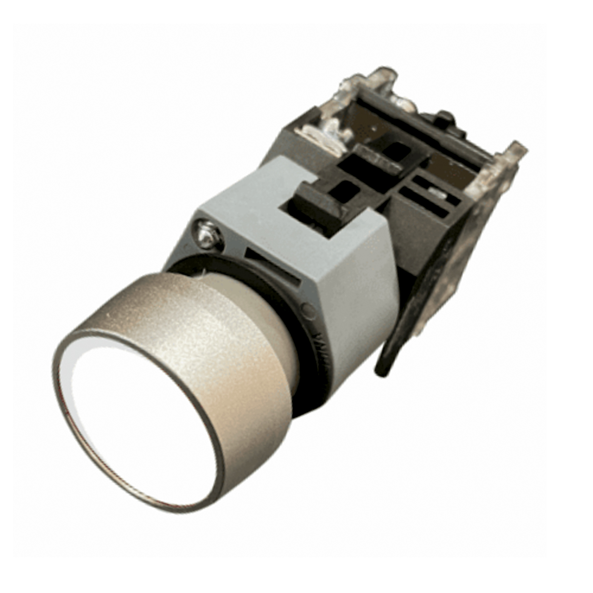 Botão Comando Pulsador Faceado Redondo 22Mm Plástico Branco 1Na 3SB71300AB601BA0 - Siemens