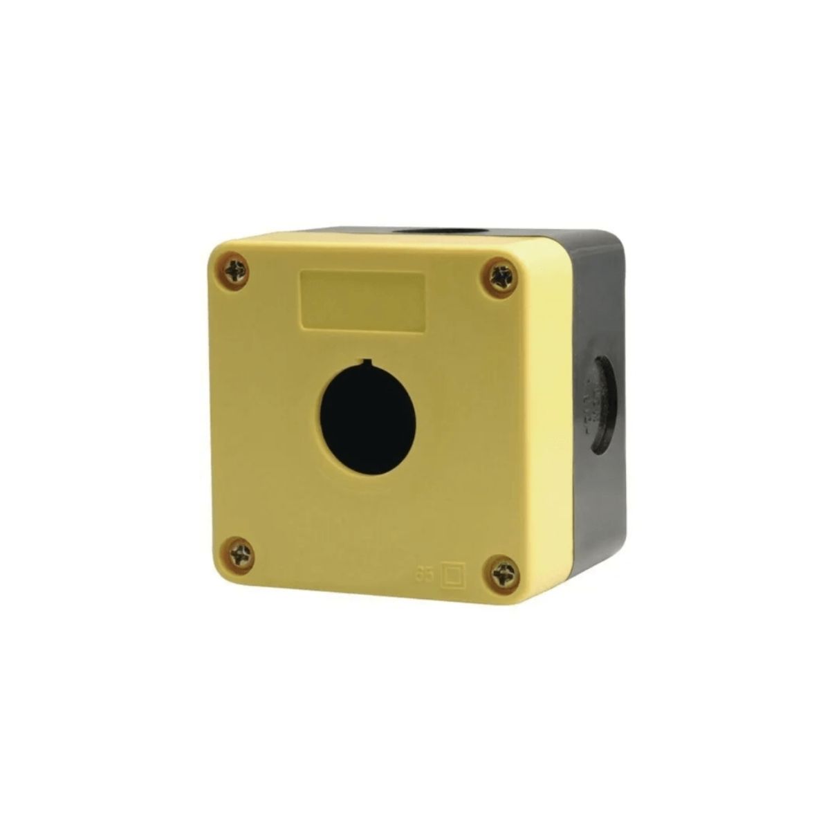 Botoeira Comando Vazia 1 Furo 22mm Plastico Am/pt Ip65