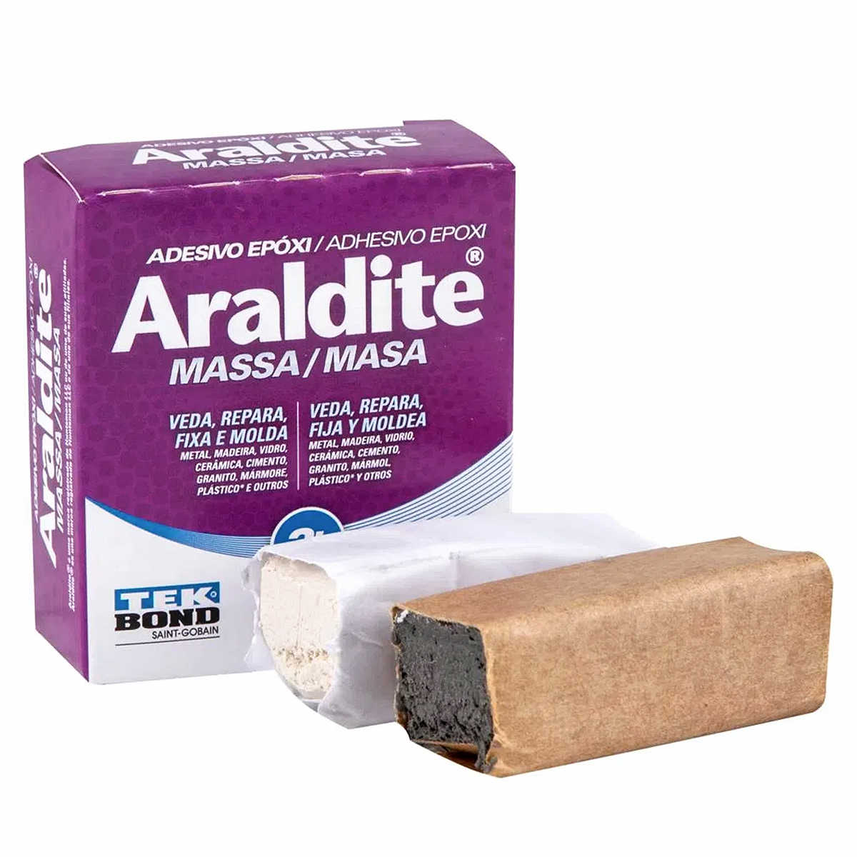 Cola Epoxi Araldite Massa 50G - Tek Bond