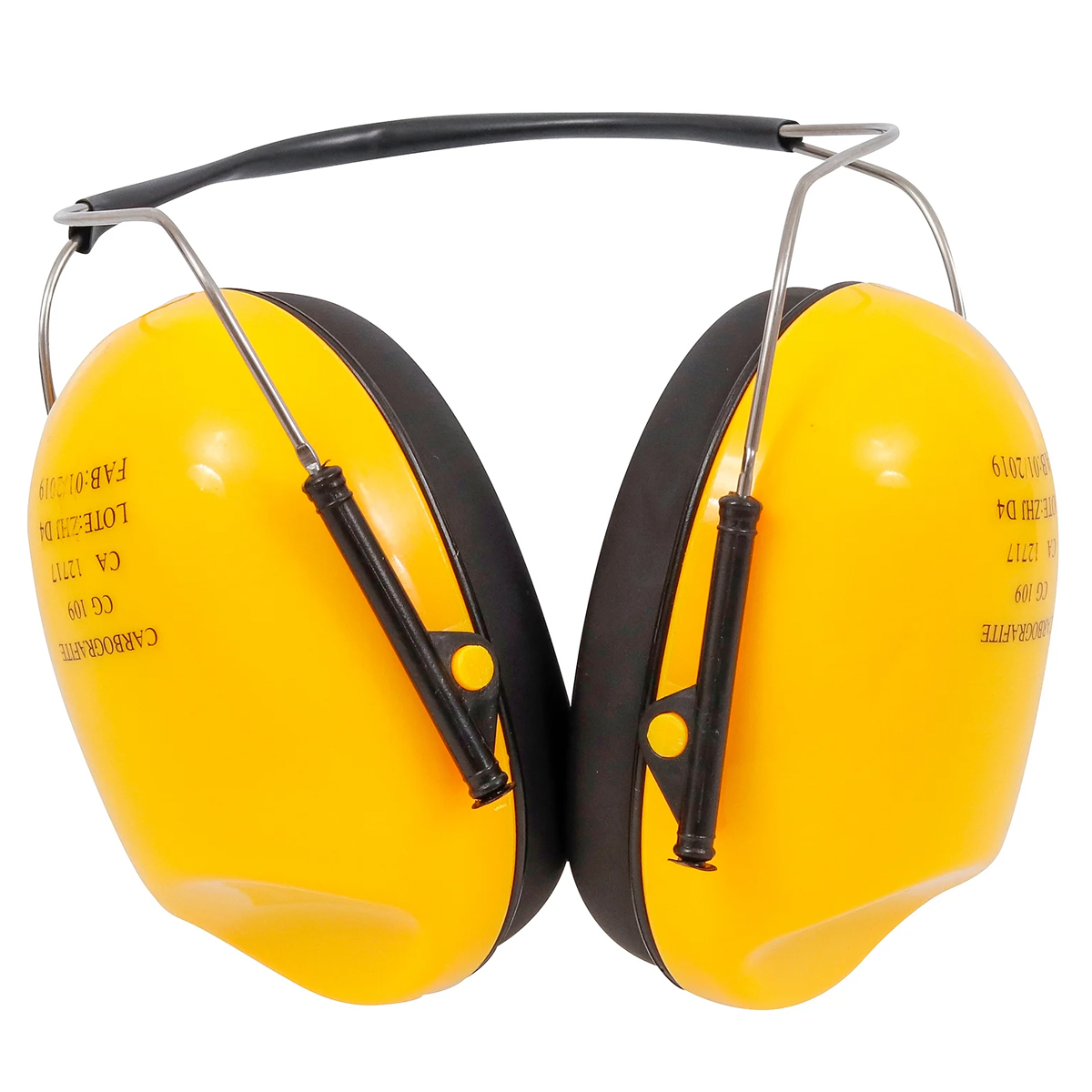 Abafador Ruídos Cg 109 Ca 12717 Amarelo Plástico/Aço - Carbografite