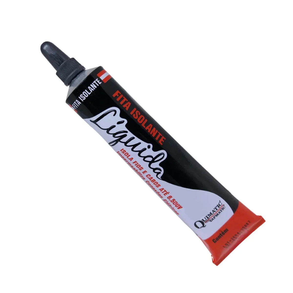 Fita Isolante Líquida Preto Bisnaga 16G BP2 - Quimatic