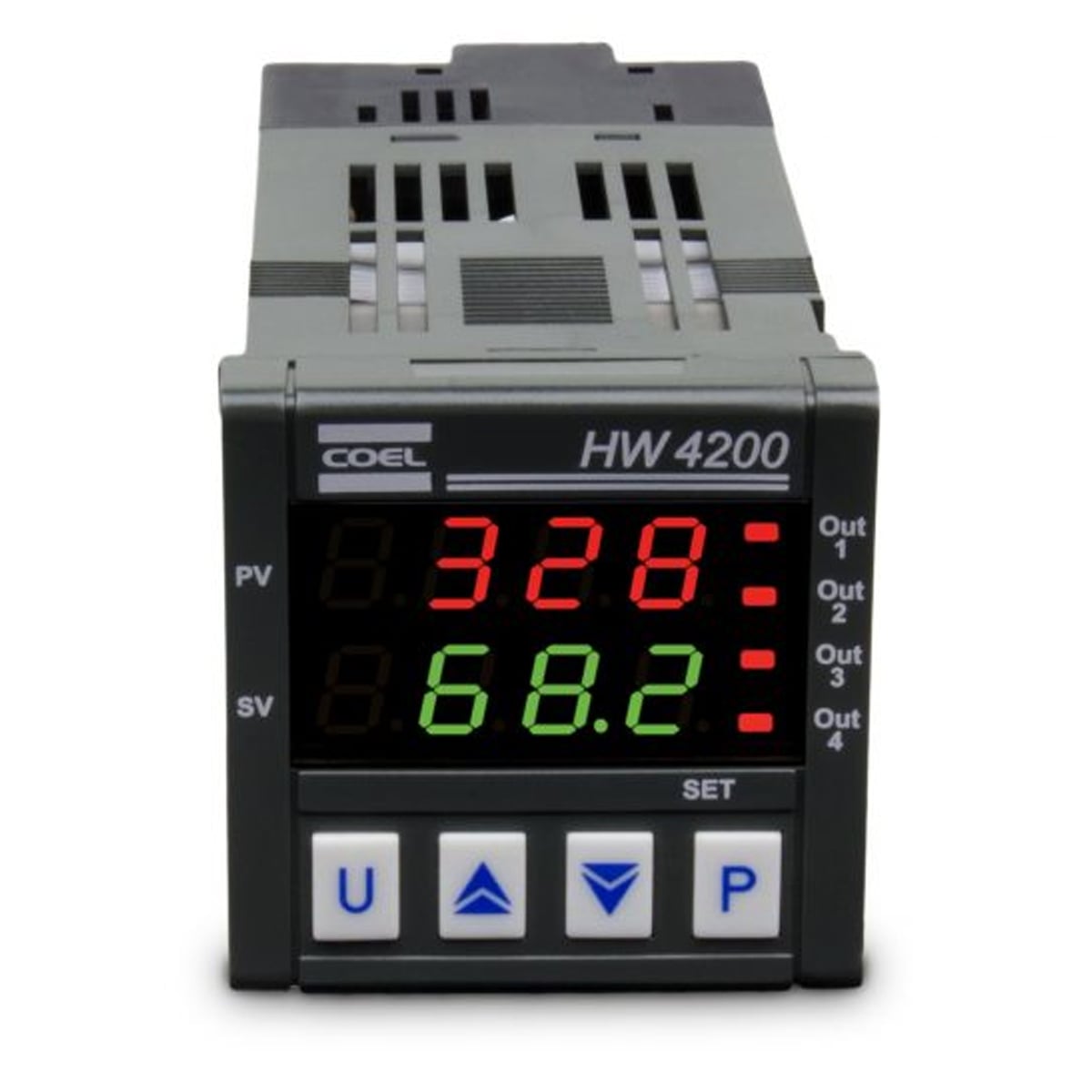 Controlador Temperatura Digital 100-240V 4 Saídas Comunicação Serial HW4200 Coel