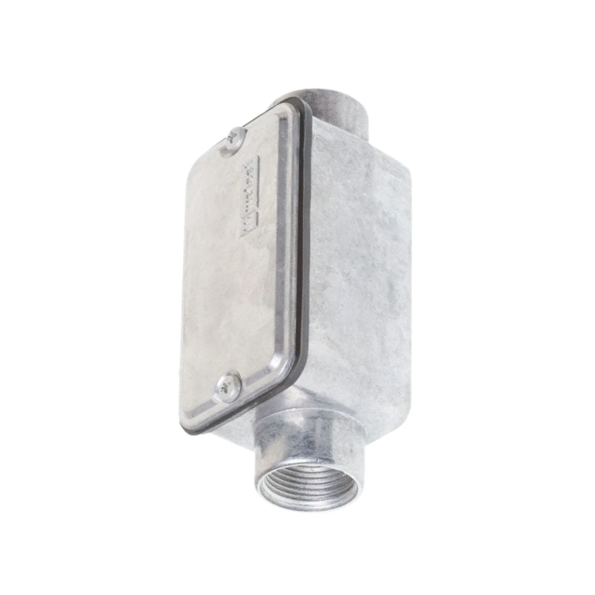 Condulete Alumínio Fixo Tipo C 2Pol C/Rosca Bsp S/Pintura C/Tampa C/Vedação Tgvp (Ip54) - Wetzel