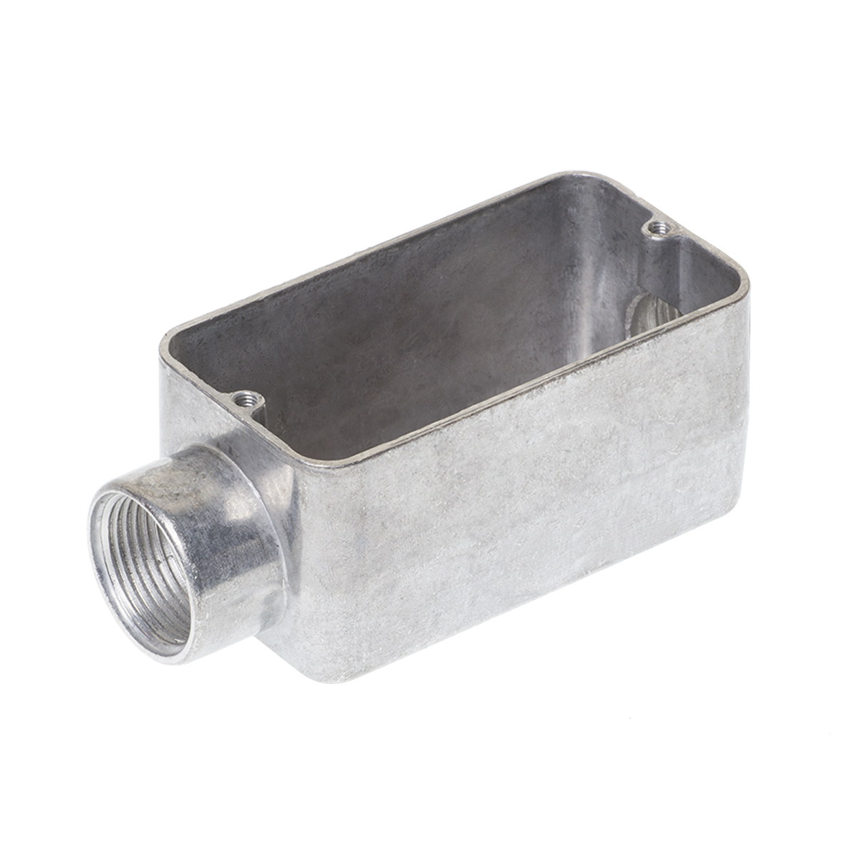 Condulete Alumínio Fixo Tipo E 1 Polegada Com Rosca Bsp Sem Pintura Sem Tampa Sem Vedação - Wetzel