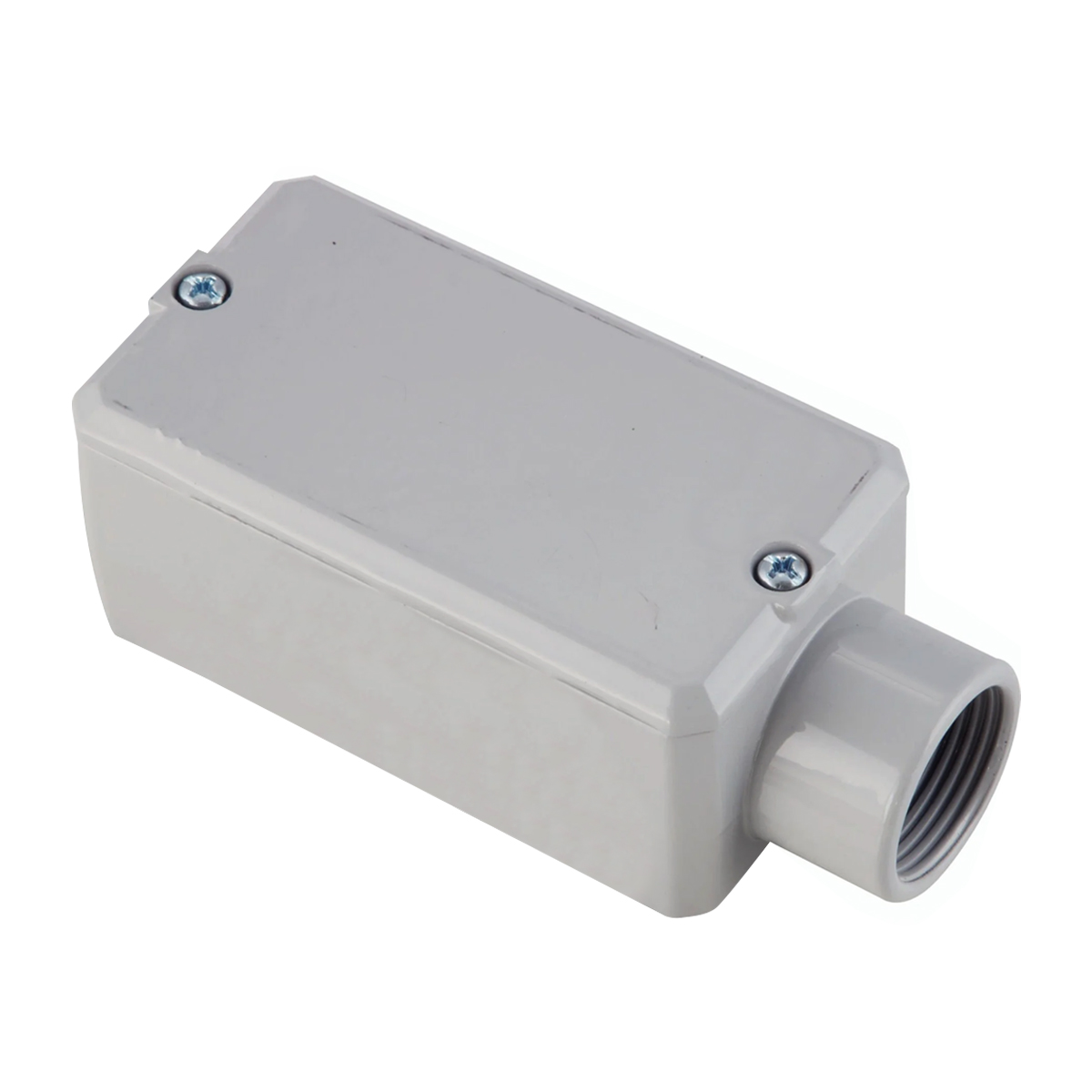 Condulete Pvc Fixo Tipo E 2 Polegada Com Rosca Bsp Com Tampa Com Vedação Ip54 - Wetzel