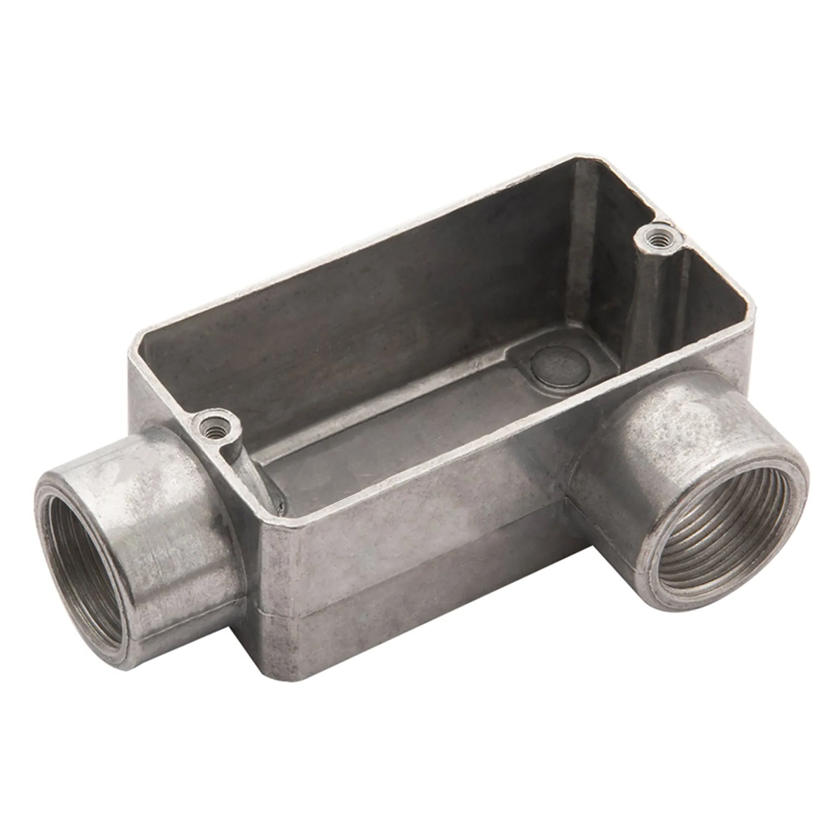 Condulete Alumínio Fixo Tipo Ll 1/2 Com Rosca Bsp Sem Pintura Sem Tampa Sem Vedação - Wetzel