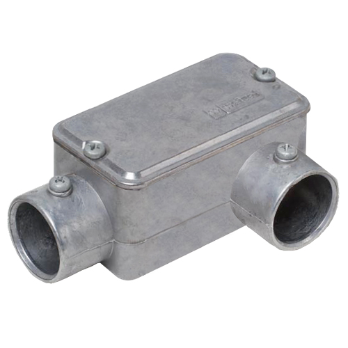 Condulete Alumínio Fixo Tipo Ll 2 Polegada Sem Rosca Sem Pintura Com Tampa Sem Vedação - Wetzel