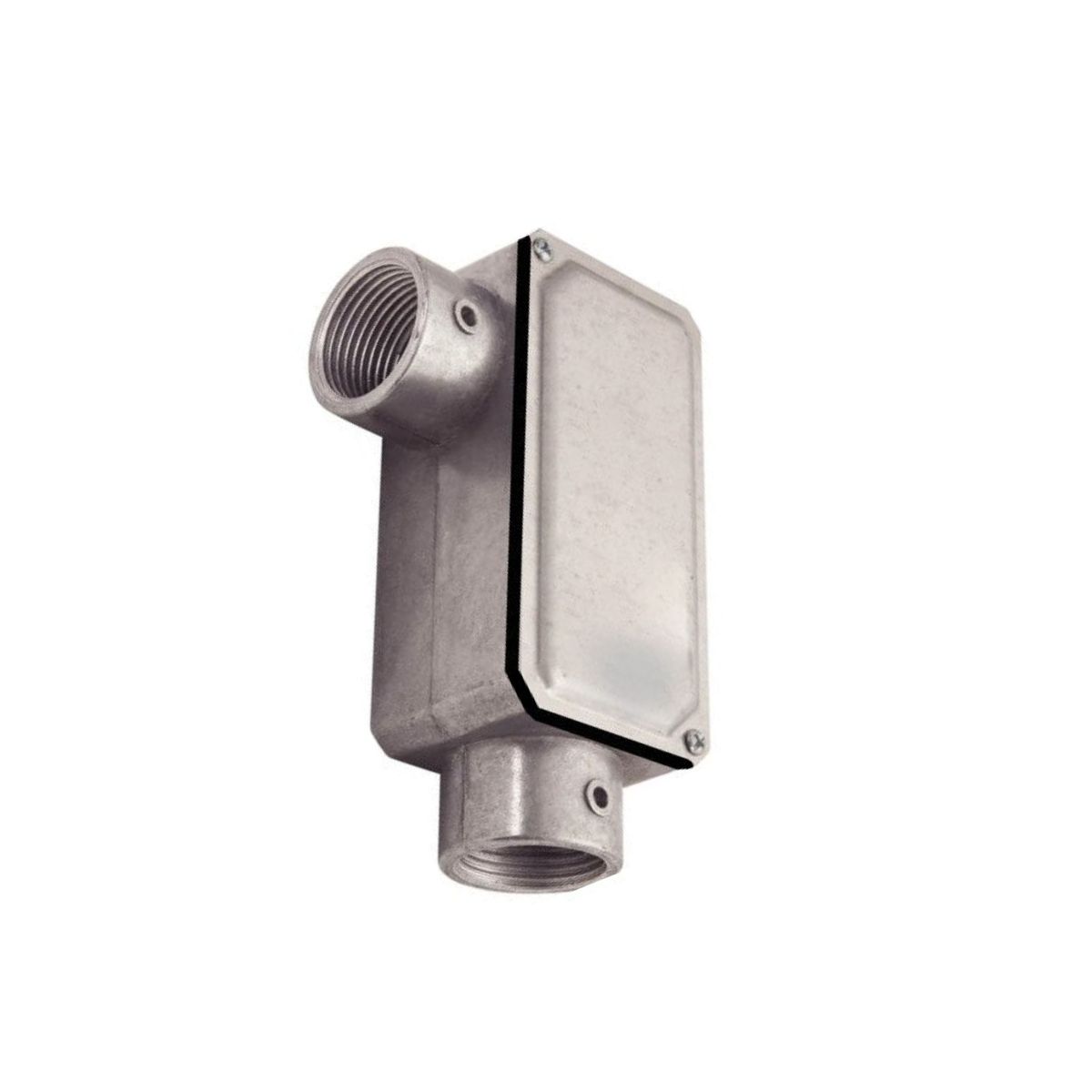 Condulete Alumínio Fixo Tipo Lr 1.1/4 C/Rosca Bsp S/Pintura C/Tampa C/Vedação Tgvp (Ip54) - Wetzel