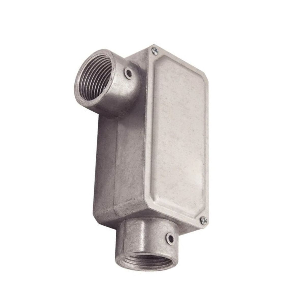 Condulete Alumínio Fixo Tipo Lr 2Pol C/Rosca Bsp S/Pintura C/Tampa C/Vedação Tgvp (Ip54) - Wetzel