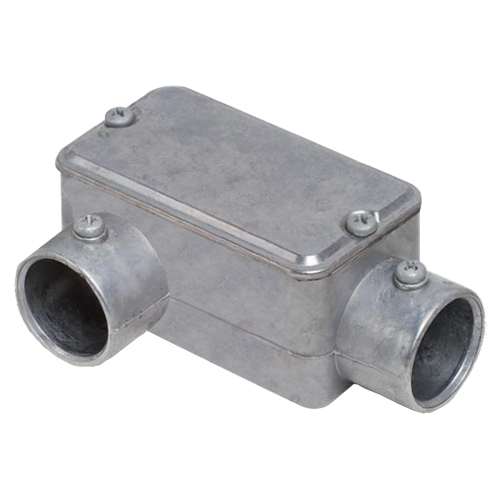 Condulete Alumínio Fixo Tipo Lr 1.1/4 Sem Rosca Sem Pintura Com Tampa Sem Vedação - Wetzel