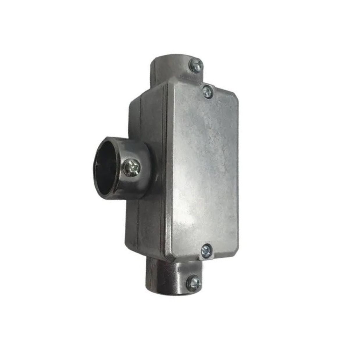 Condulete Alumínio Fixo Tipo T 1.1/4 C/Rosca Bsp S/Pintura C/Tampa C/Vedação Tgvp (Ip54) - Wetzel