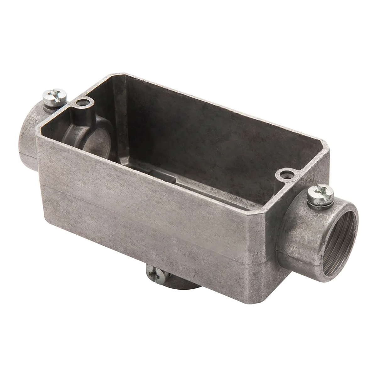 Condulete Alumínio Fixo Tipo Tb 1/2 Com Rosca Bsp Sem Pintura Sem Tampa Sem Vedação - Wetzel