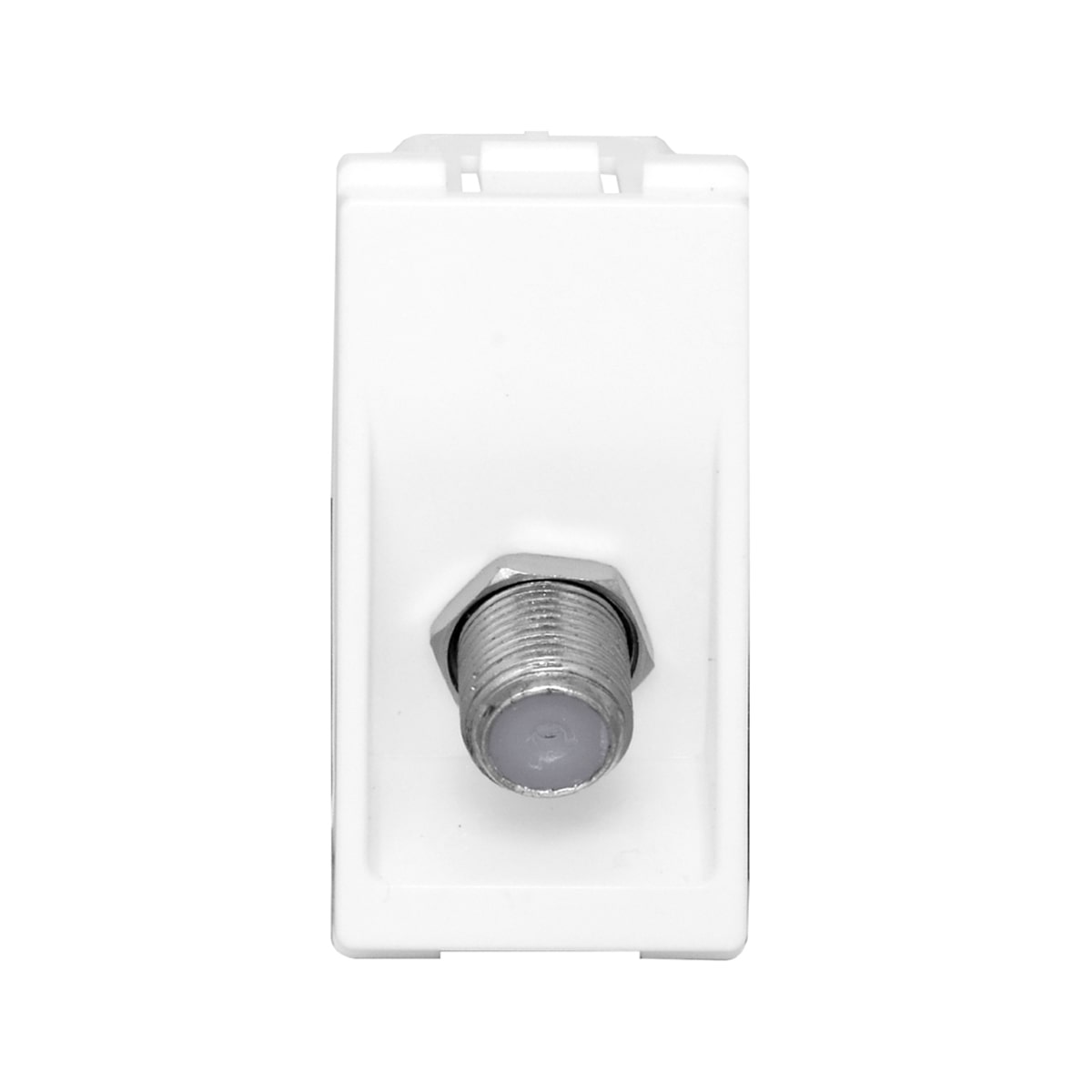 Modulo Tomada Antena Tv Coaxial 1 Módulo Branco Pial Pop LG060 Pial