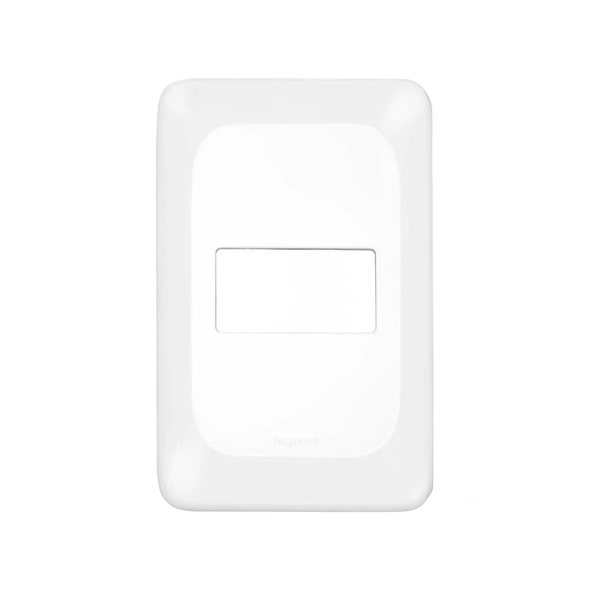 Placa 4X2 1 Posto Branco Com Suporte Pial Pop LGP21 Pial