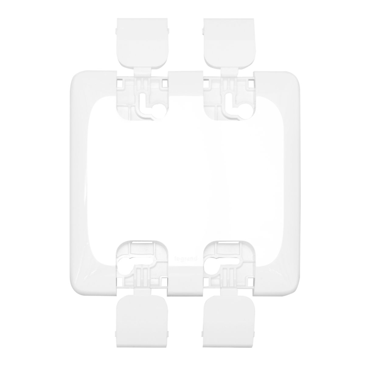 Placa 4X4 Cega Branco Com Suporte Pial Pop LGP40 Pial